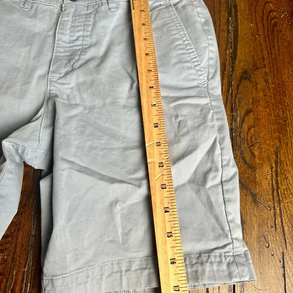 Abercrombie & Fitch Lt Blue Flat Front Shorts‎